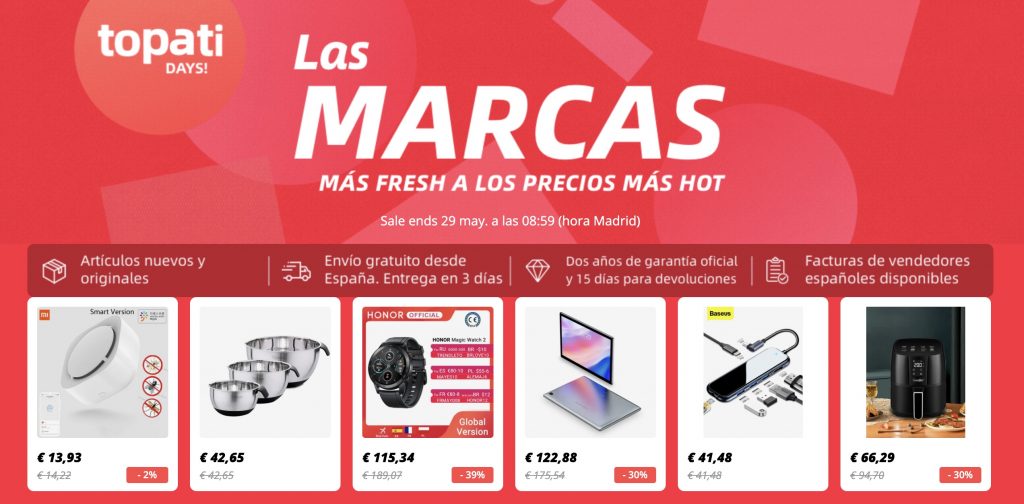 To pa ti Days Aliexpress: Las marcas más fresh a los precios más hot