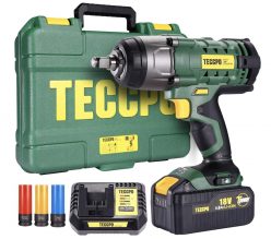 OFERTA AMAZON! Pistola de impacto TECCPO 350Nm a 76€