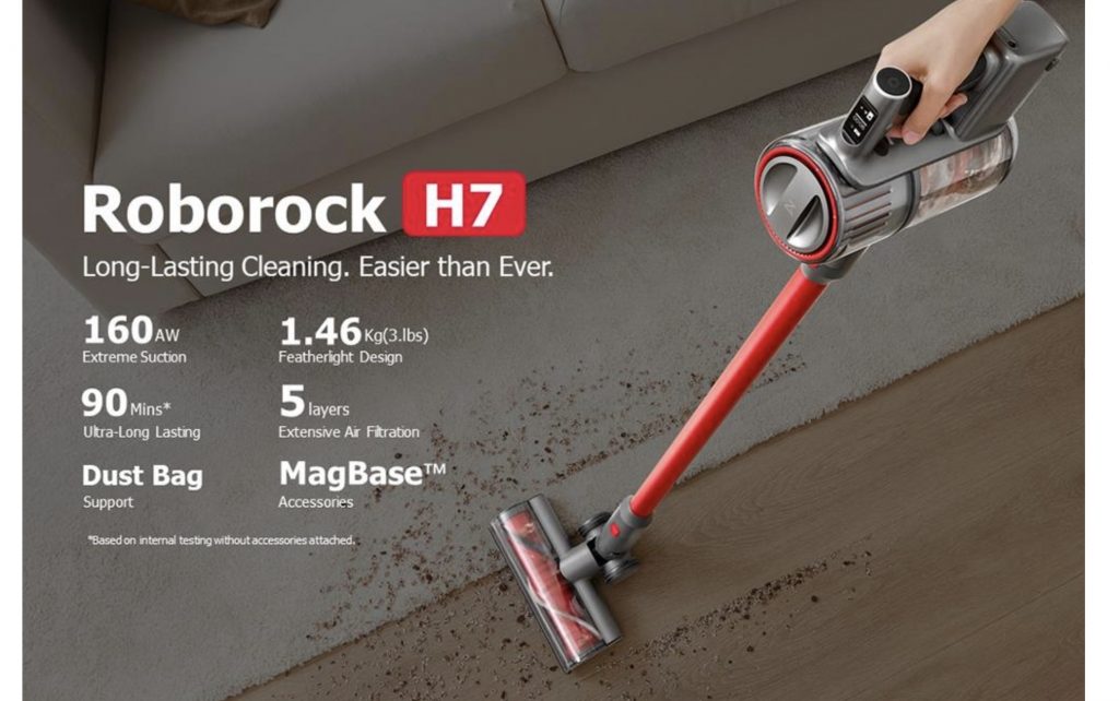 CUPON desde ESPAÑA! Aspirador de mano Roborock H7 a 369€