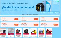 Quedadas Tech en AliExpress + 10% Cashback: Cupones hasta 30€
