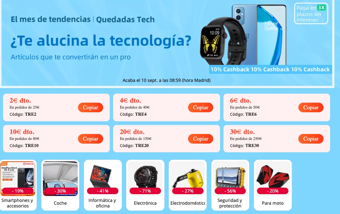 Quedadas tech AliExpress