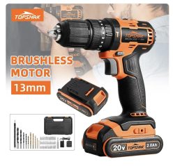 PRECIAZO ESPAÑA! Taladro Topshak 20V + 43 accesorios a 23,6€