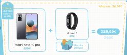 MEGA PRECIO desde ESPAÑA! Redmi Note 10 Pro + Mi band 6+ Regalo a 229€