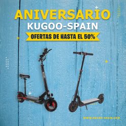 Aniversario Kugoo Spain – Patinetes al 50% con autonomías de hasta 80km