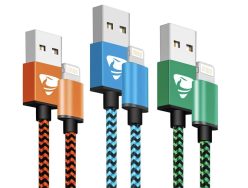 PRECIAZO AMAZON! Pack de 3 Cables Lightning de 2M a 3,9€