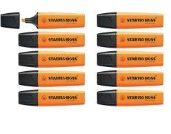 PRECIAZO AMAZON! 10x Marcador STABILO naranja fluorescente a 5€