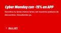 Empieza el Cyber Monday Mediamarkt con Promo especial 15% de dto en la APP
