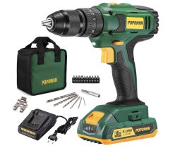 OFERTA AMAZON! Taladro Atornillador 18V POPOMAN a 55,9€