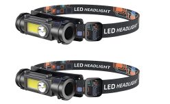 BUEN PRECIO AMAZON! Pack 2 x Linterna Frontal LED a 11,9€