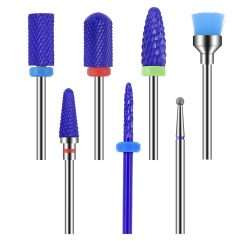 OFERTA AMAZON! Juego de 7 Brocas de ceramica para uñas a 5,9€