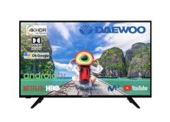 PRECIAZO! TV Daewoo 4K Android TV 43″ a 222€ y 55″ 288€