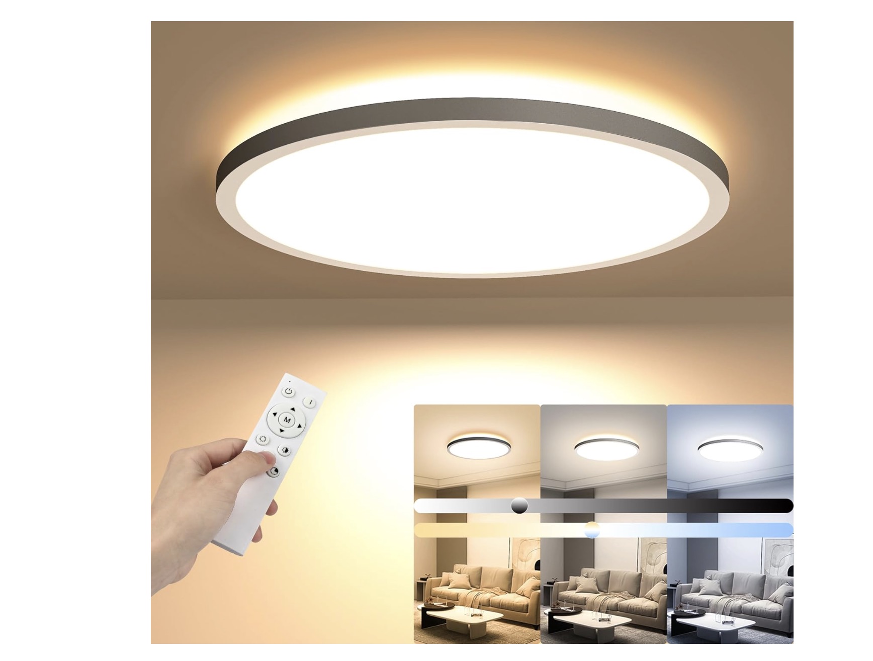 Lámpara circular techo LED