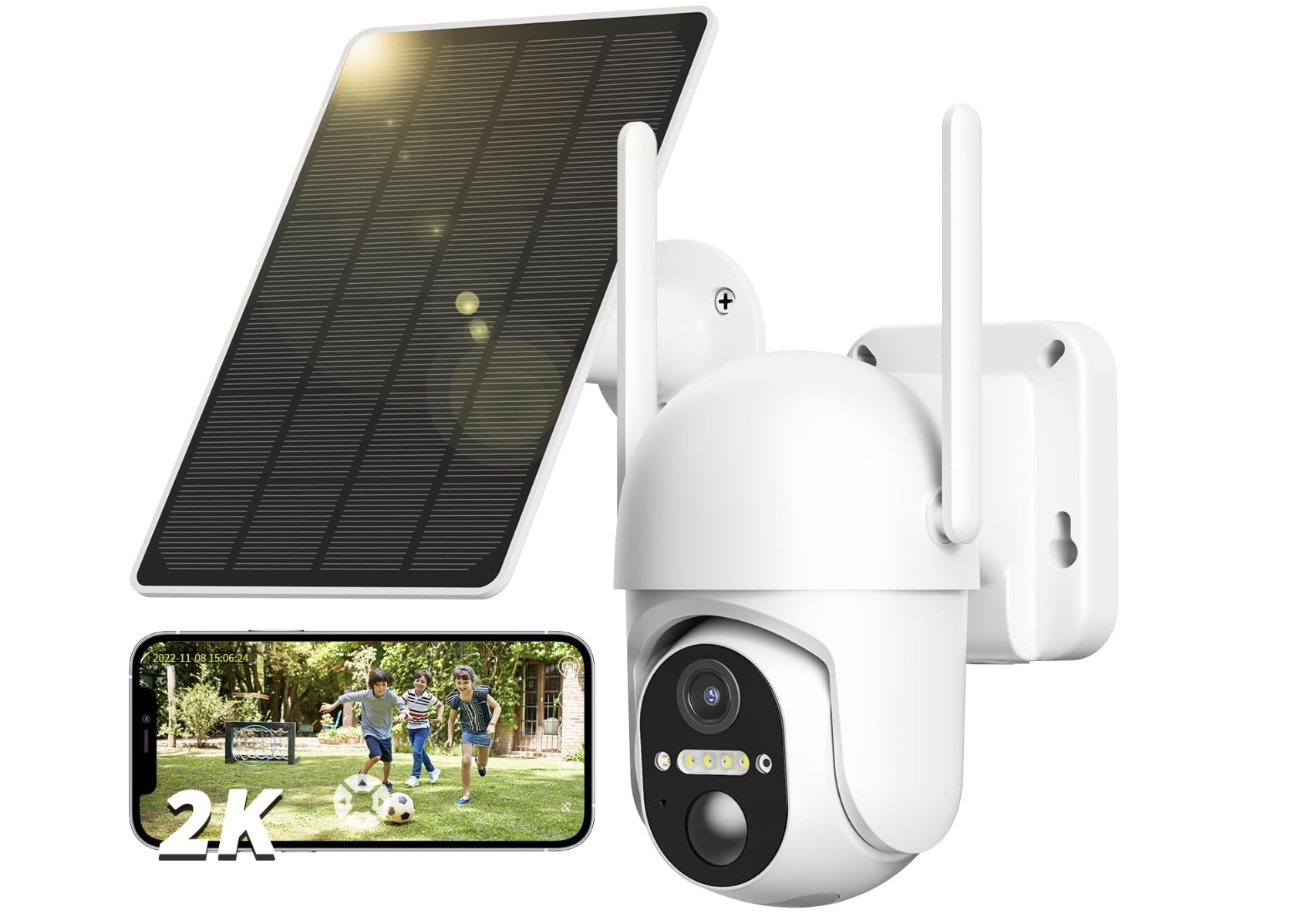 Camara vigilancia exterior solar NUASI