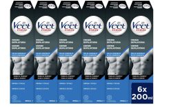 BUEN PRECIO AMAZON! 6x Veet Men Crema Depilatoria a 10,5€