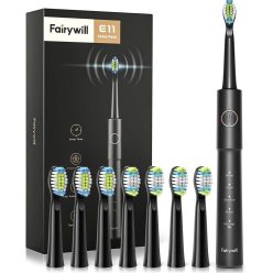 Mini Precio AMAZON! Cepillo Dental Sonico Fairywill + cabezales por 11,9€