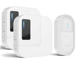 Cupon 50% Amazon! Timbre inalambrico + 2 receptores a 9,4€