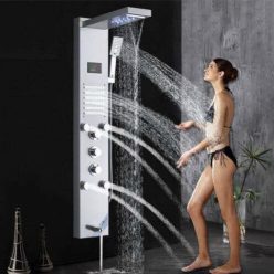 Preciazo! Columna de hidromasaje LED acero inoxidable a 87,4€