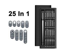 CHOLLITO! Pack destornillador de precision 25 puntas a 1,9€