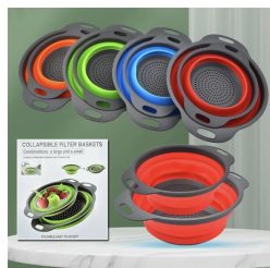 MINI PRECIO! Cesta de silicona plegable para verduras a 1,9€
