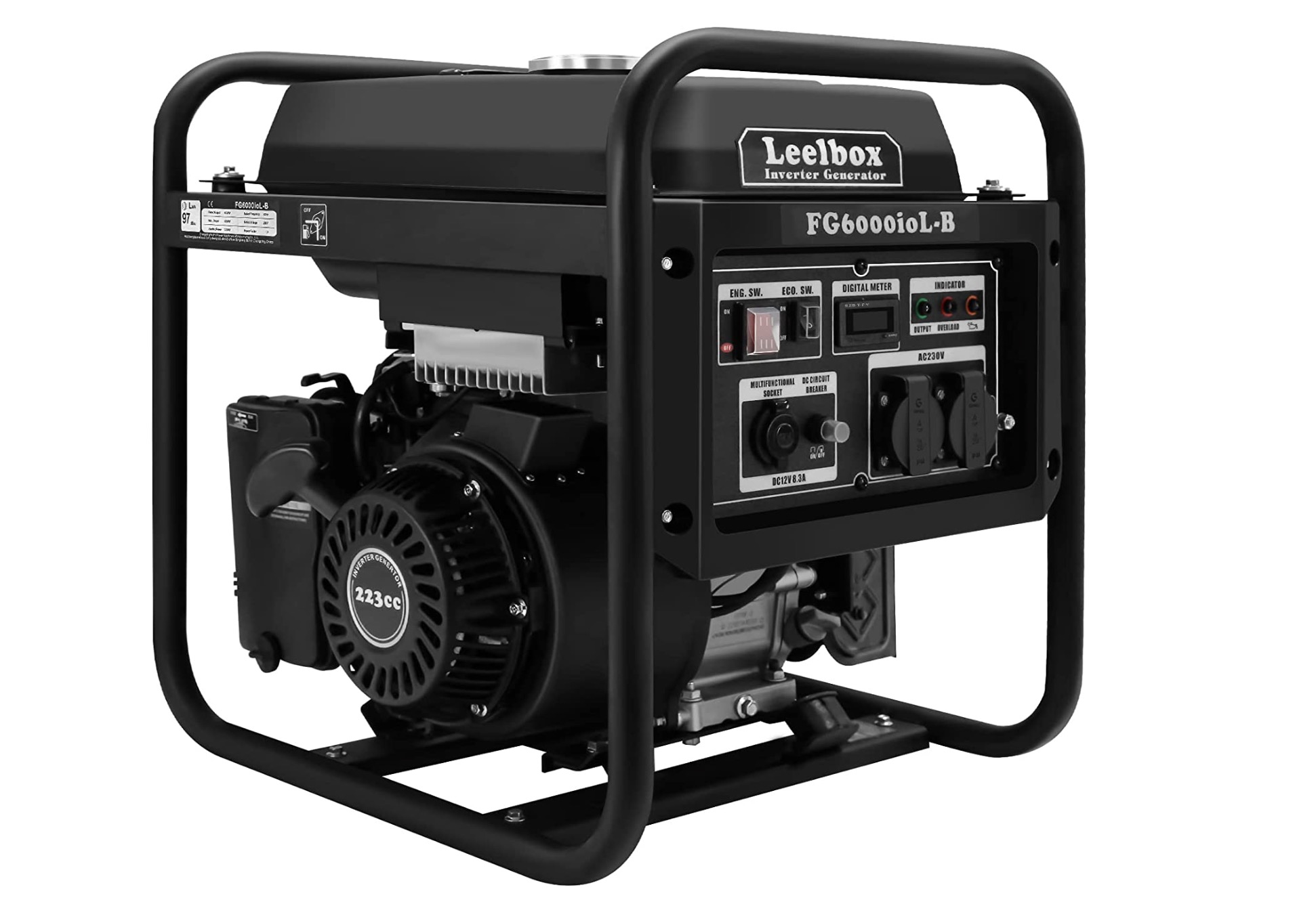 Generador Electrico Gasolina 5500W Leelbox