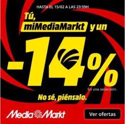 CHOLLO Mediamarkt! -14% de descuento por San Valentin