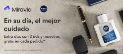 PROMOCION! 25% al comprar 2 unidades + 30% descuento en Nivea Miravia + Regalos