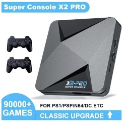 CHOLLO! Super Console X2 Pro Retro Game Box 70000 juegos 64/256GB a 39€