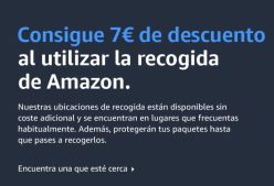 Super PROMO AMAZON: 7€ de descuento por usar un punto de recogida Amazon
