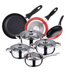 PRECIAZO ESPAÑA! Batería de cocina SAN IGNACIO 7 piezas + 3 sartenes a 35€
