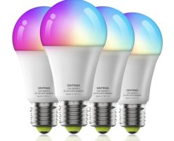 Rebaja Amazon! 4x Bombillas RGB Alexa Google Wifi a 13,1€