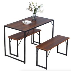 PRECIAZO! Mesa de cocina y silla portátil extensible para exteriores a 25,4€