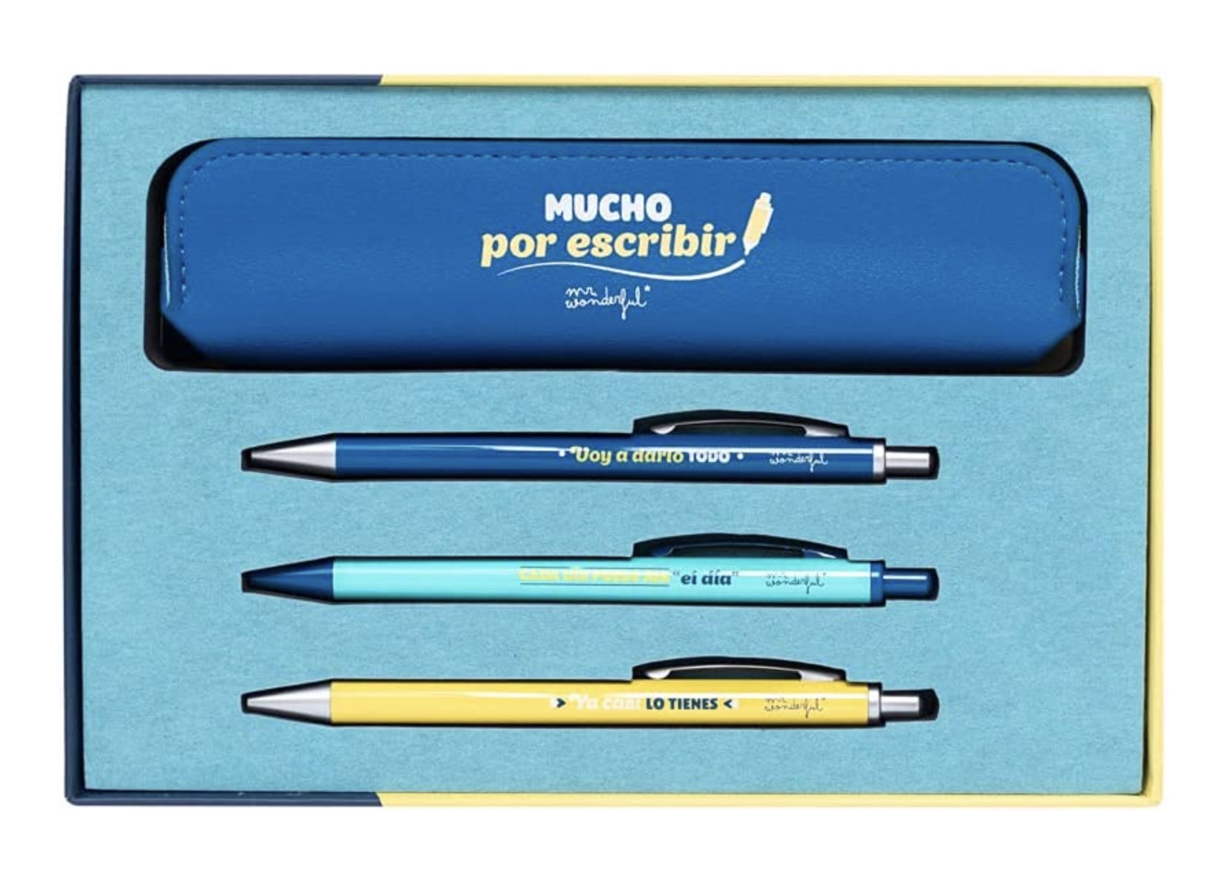 Set escritura Mr. Wonderful