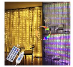 OFERTA AMAZON! Cortina Luces 3x3M con Control Remoto a 11,5€