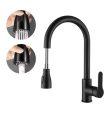 OFERTAZA! Grifo de Cocina telescópico negro a 8,2€