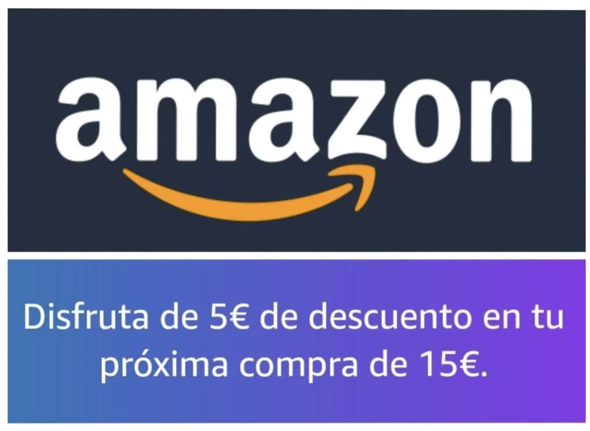 5€ de dto en Amazon