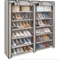 CHOLLITO! Armario Zapatero Tela con Puertas Cremallera 110x120x30cm a 10,3€