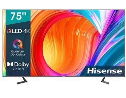 Super Precio! TV Hisense QLED Smart TV 55″ a 409€ y 75″ a 799€