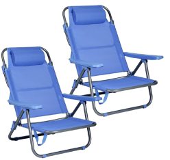 PRECIAZO! Pack de 2 Sillas de playa reclinables a 39,4€