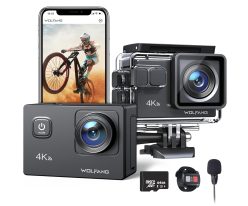OFERTA AMAZON! Camara deportiva WOLFANG GA100 4K a 35,9€