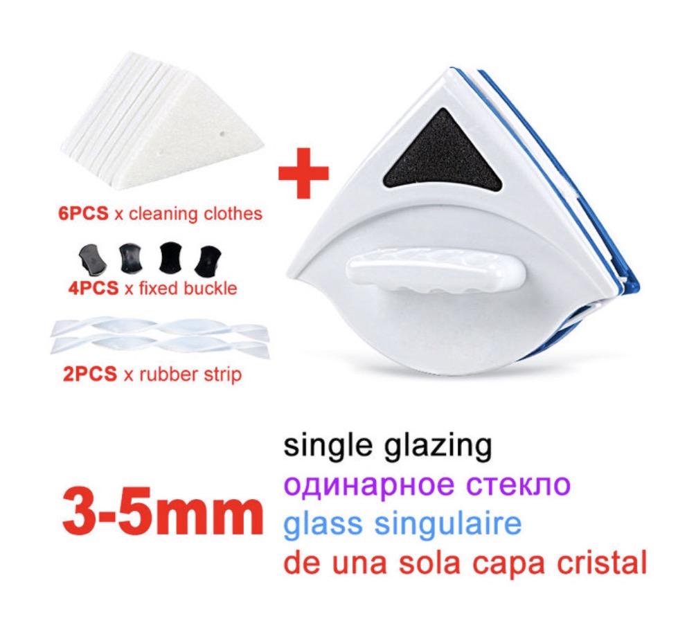 Cepillo magnético de limpieza de cristales