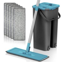 Mas Preciazo! Set Fregona plana 6 mopas de recambio + cubo a 12,9€