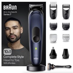 CHOLLO! Recortadora 10 en 1 Braun Series 7 MGK7421 a 23€
