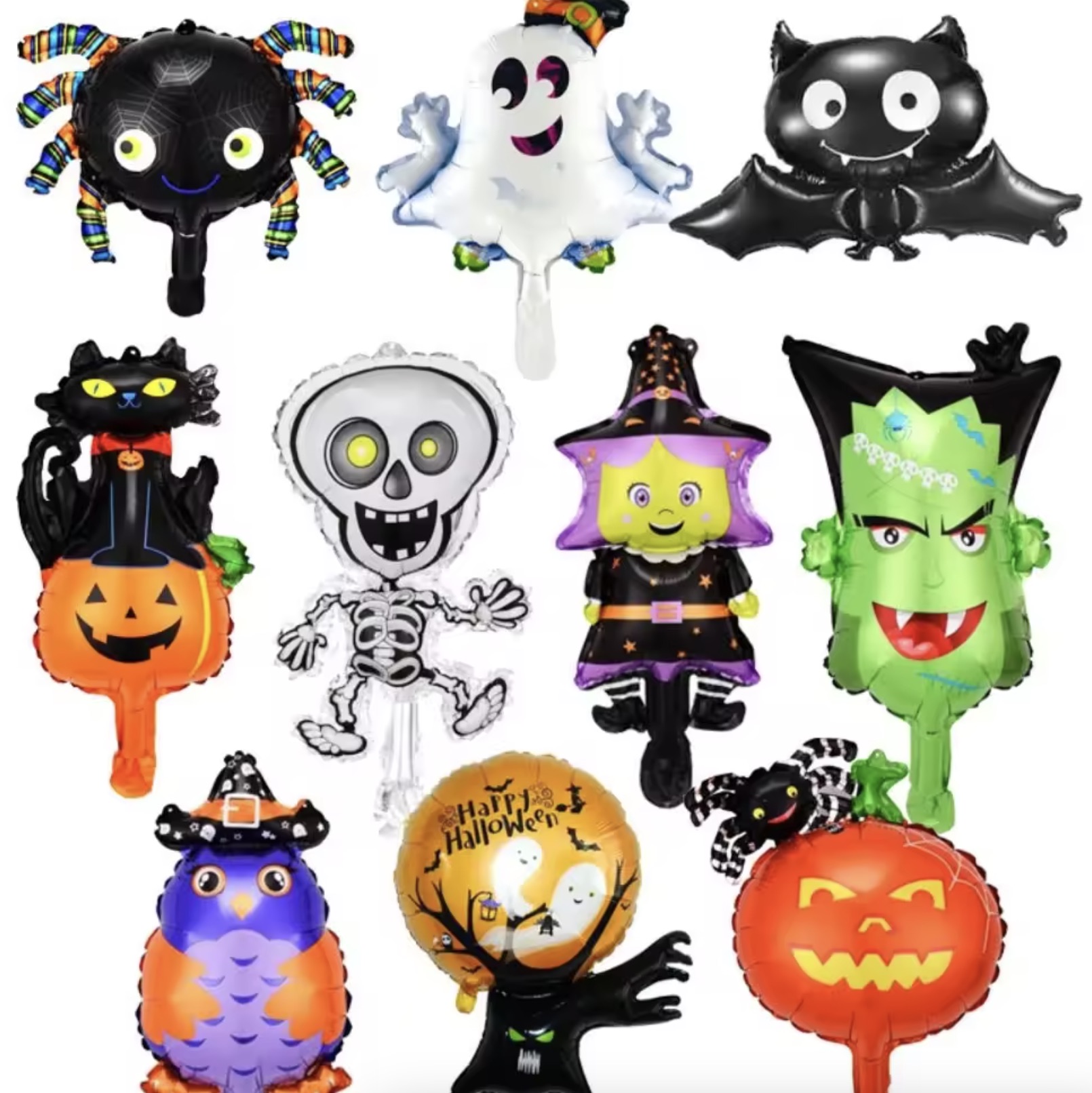 Mini globos inflables para Halloween