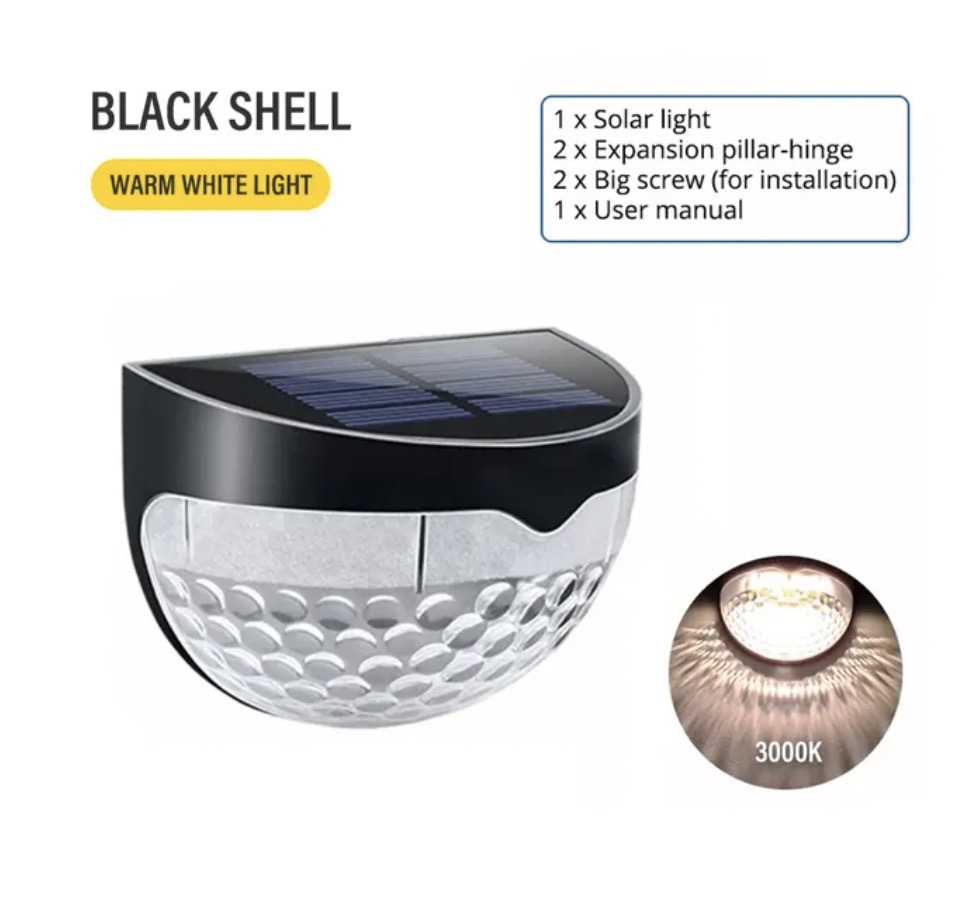 Luz LED solar impermeable