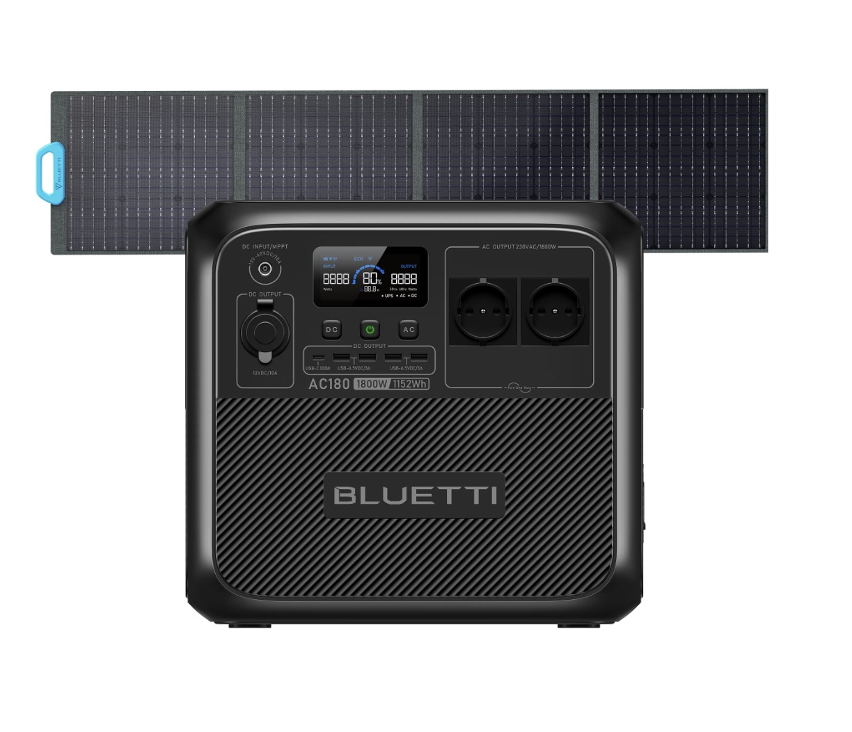 BLUETTI AC180 1800W + PV200