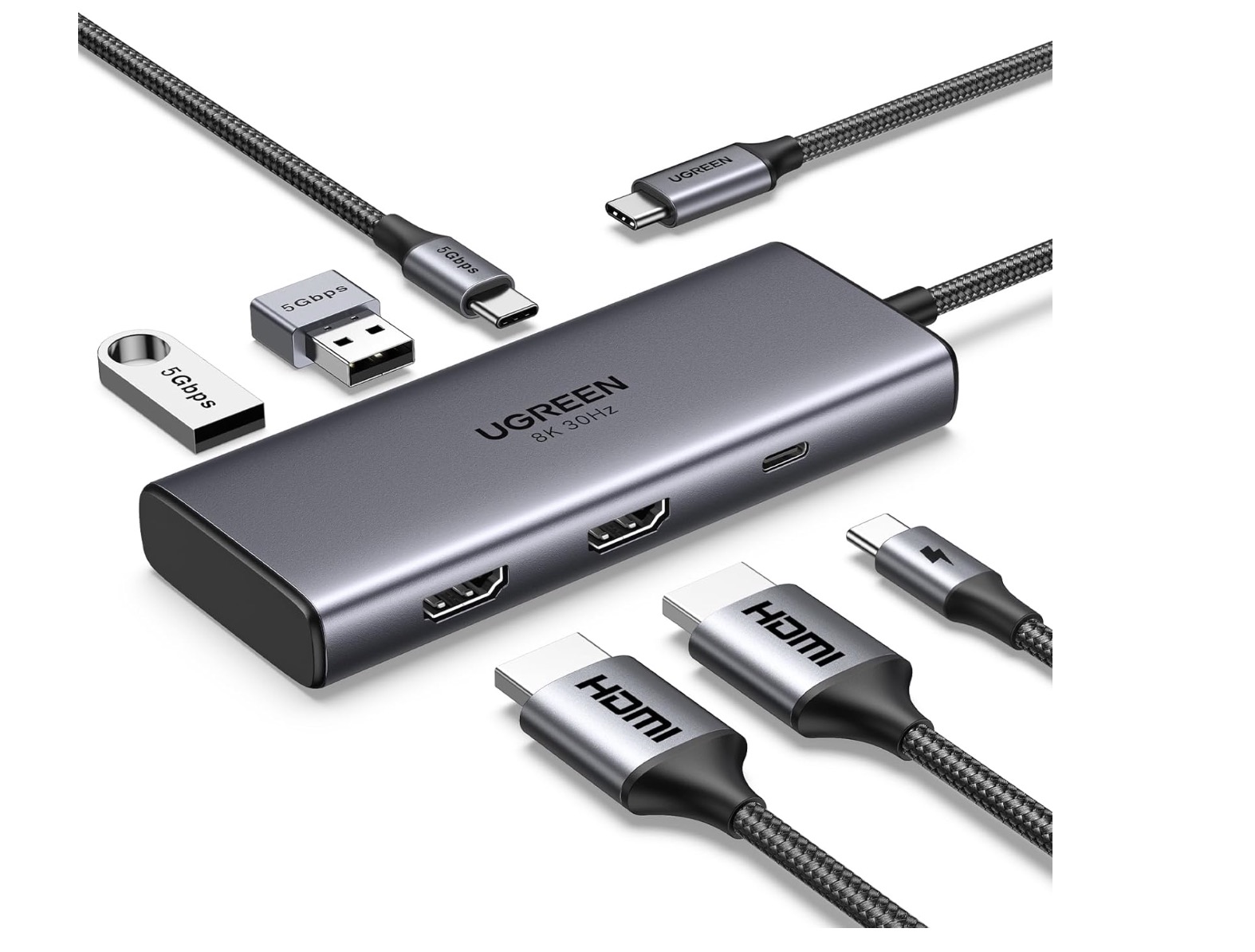 Hub USB UGREEN Revodok 6en1