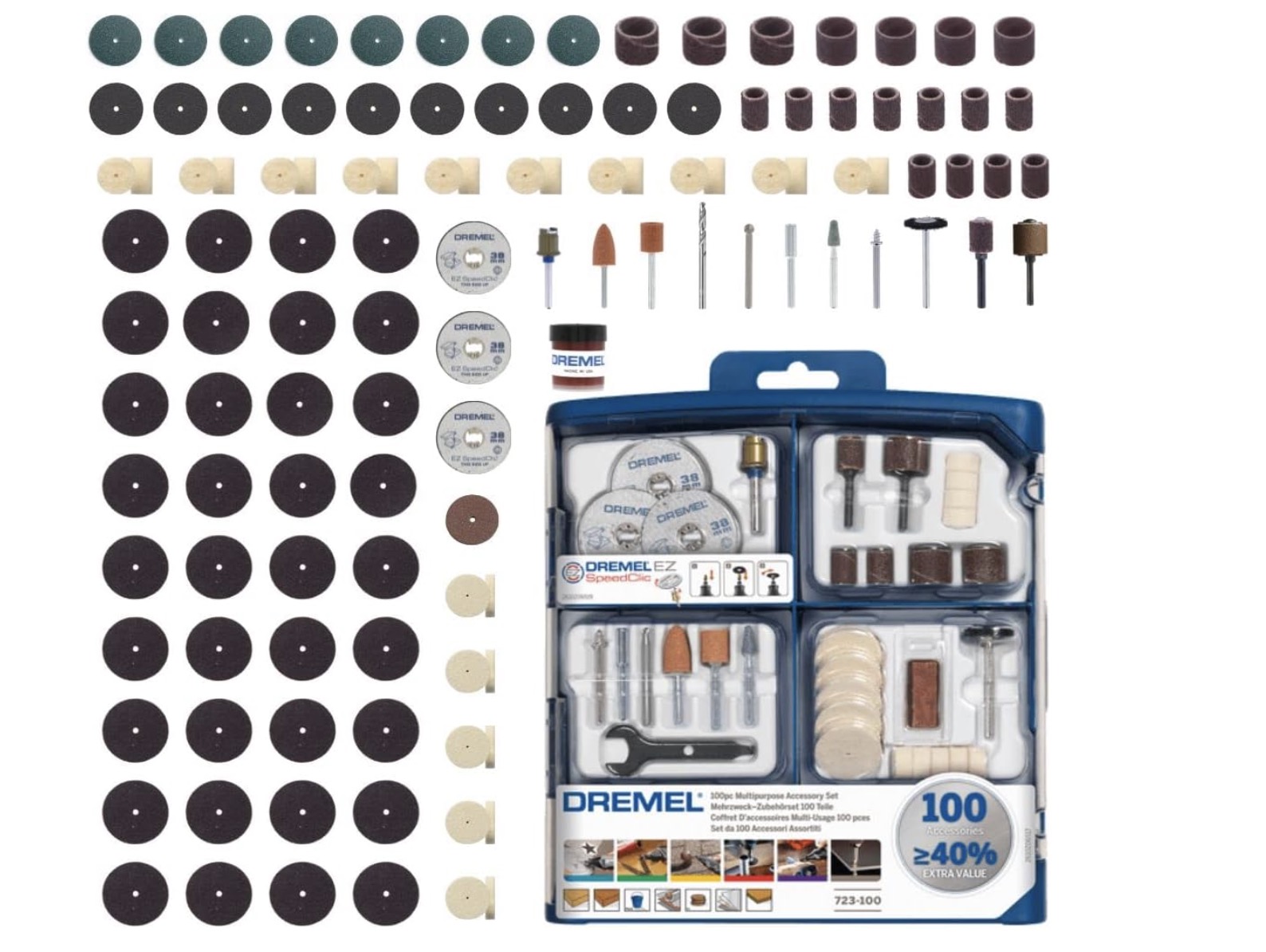 Kit Dremel 100 accesorios
