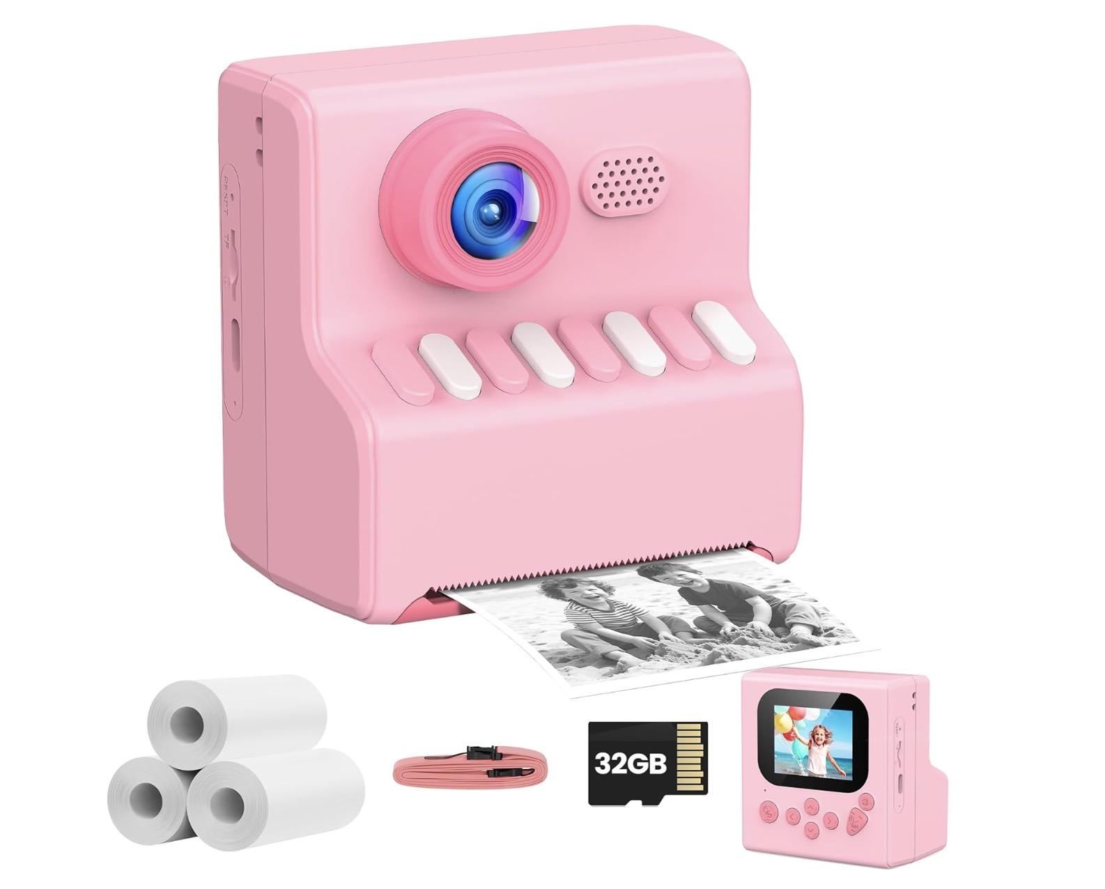 Cámara de fotos instantánea para niños