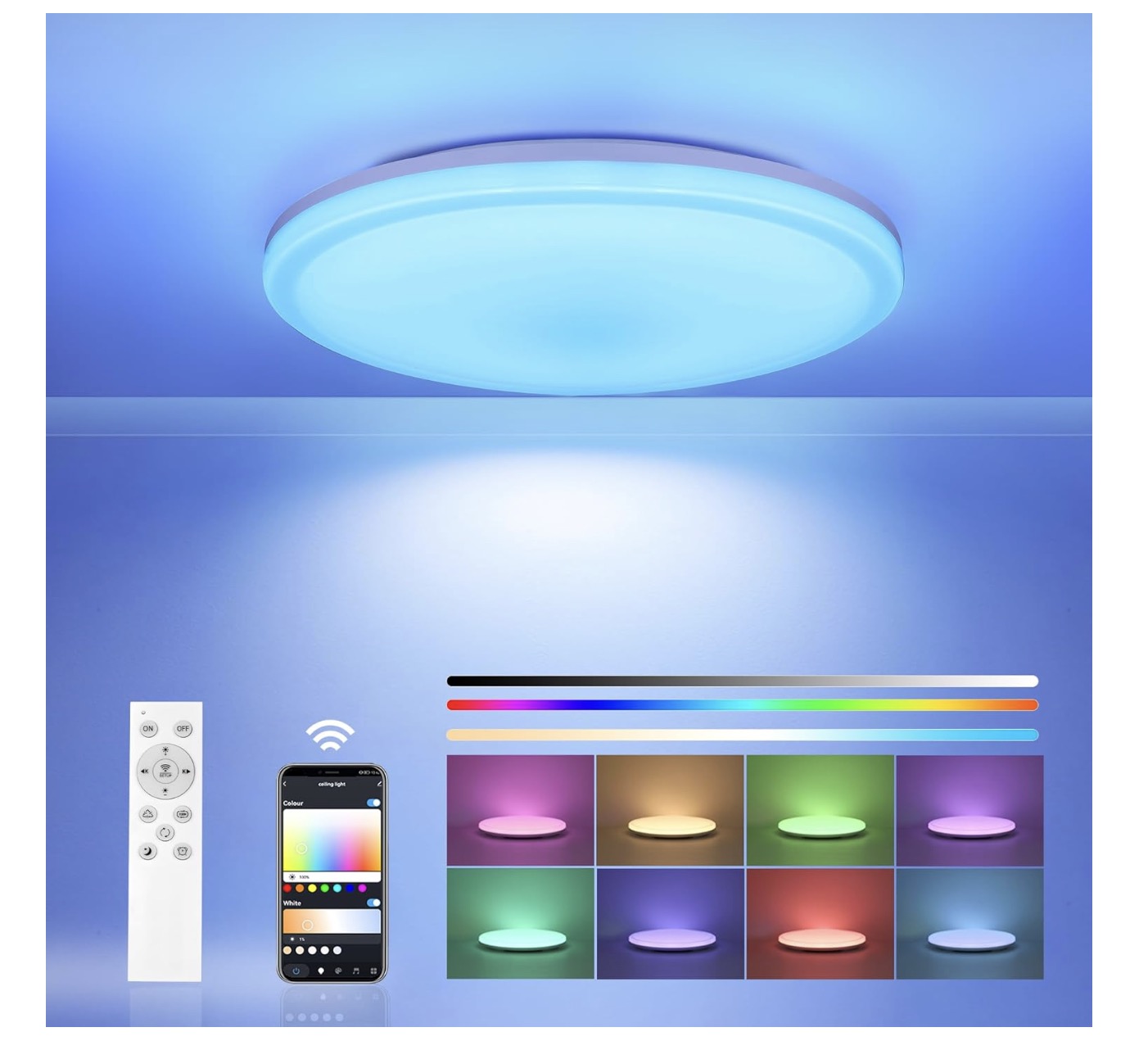 Plafon LED Techo Bluetooth