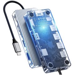Chollo AMAZON! HUB 6 en 1 Tipo C ORICO 100W a 8,9€